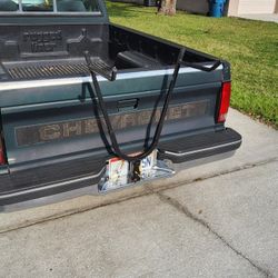 Steel bicycle mount Fits on hitch Ball Top of the line, easy to install. Paid $135 asking $35