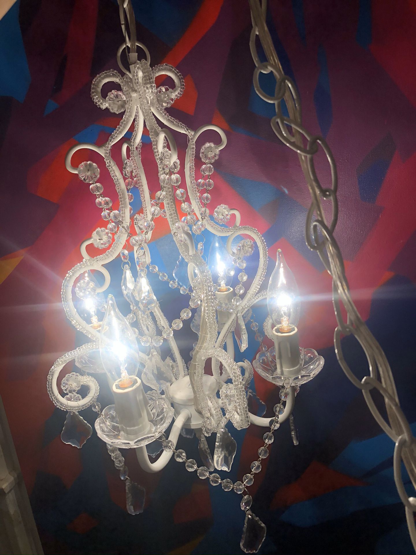 Lamps Plus- Crystal Chandelier