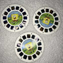 Set of 3 View-Master Spongebob SquarePants Reels I