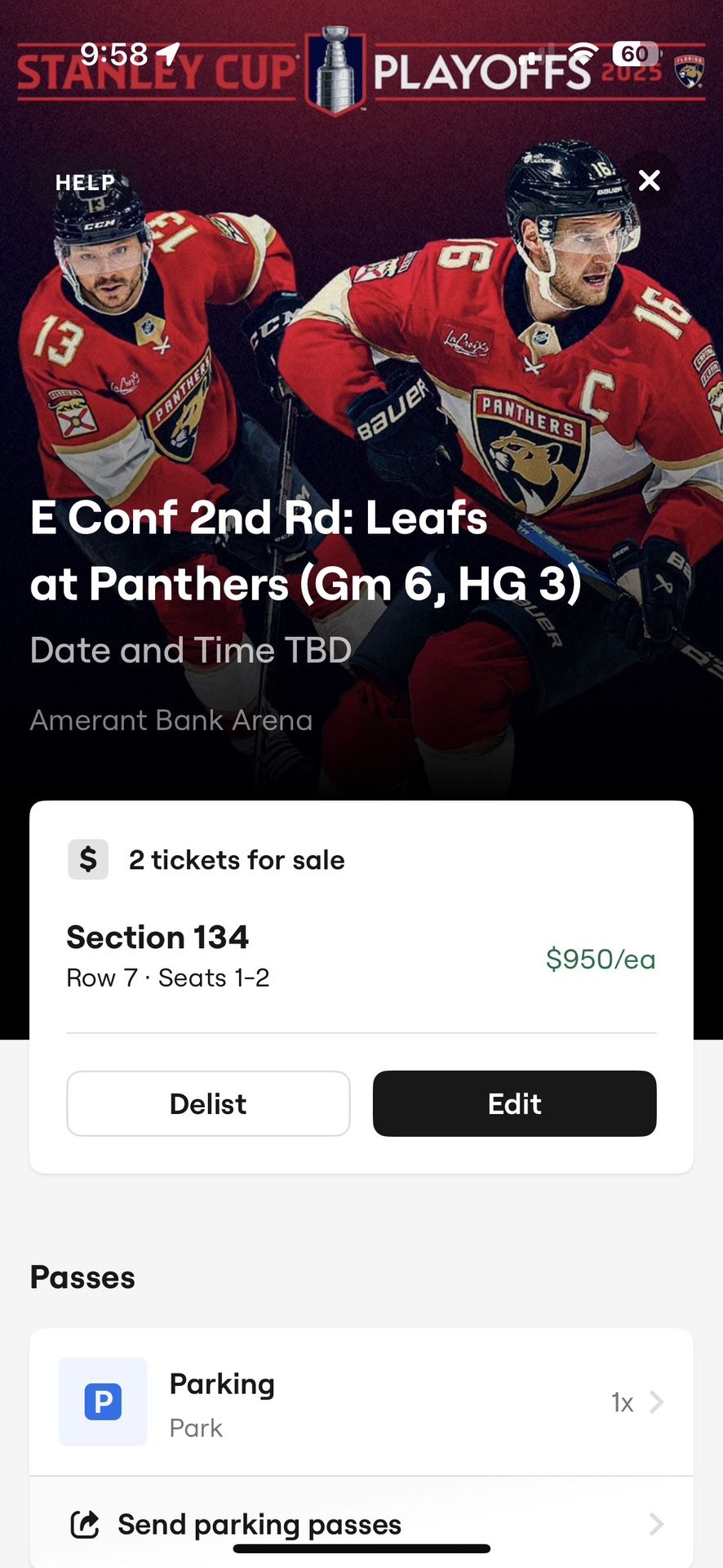 Florida Panthers Vs Toronto Game 6! Home Game 3