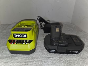 Ryobi 18v Charger & 2Ah Battery (Price is Firm)