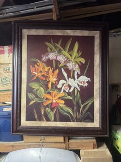 Vintage Orchid Painting