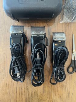 3 Wahl Hair Clippers Set with Accessories