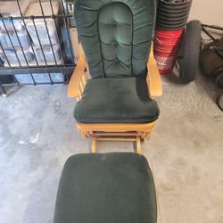 Rocking Chair And Stool