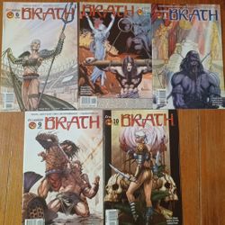 Brath Comic Book Lot 5 Issue 6 Thru 10 Warrior Cross Gen Solider