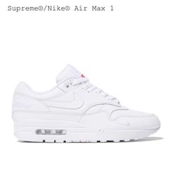 Supreme x Nike Air Max 1 87 SP Triple White Size 9.5