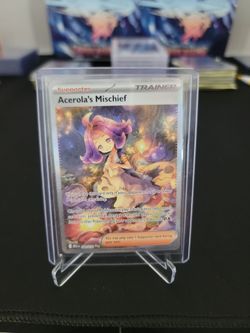 Acerolas Mischief Pokemon TCG Mega Evolutions Card 183/132 Sir NM