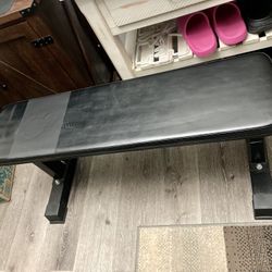 Amazon Basics Flat Weight Bench, Black