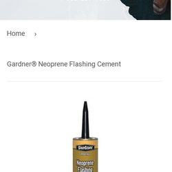 Gardner Roofing Neoprene Flashing Cement