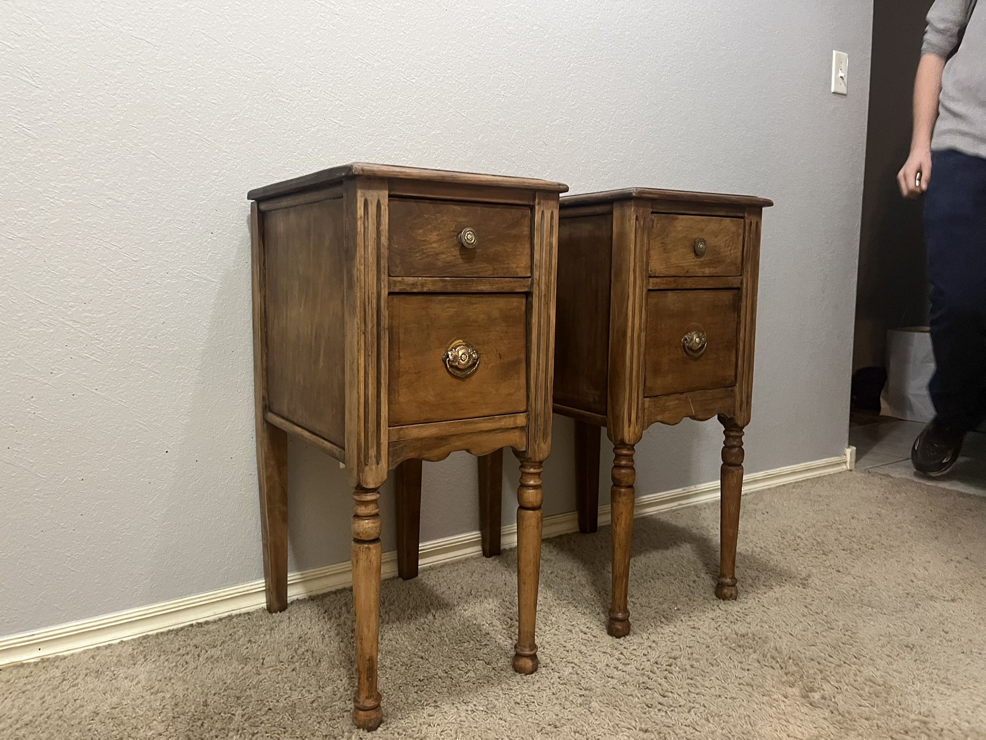 Rustic Matching Nightstands
