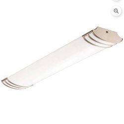 Lithonia Lighting FMLFUTL 48 840 BN FMLFUTL 4 ft. 37-Watt Brushed Nickel Integrated LED Linear Flush Mount