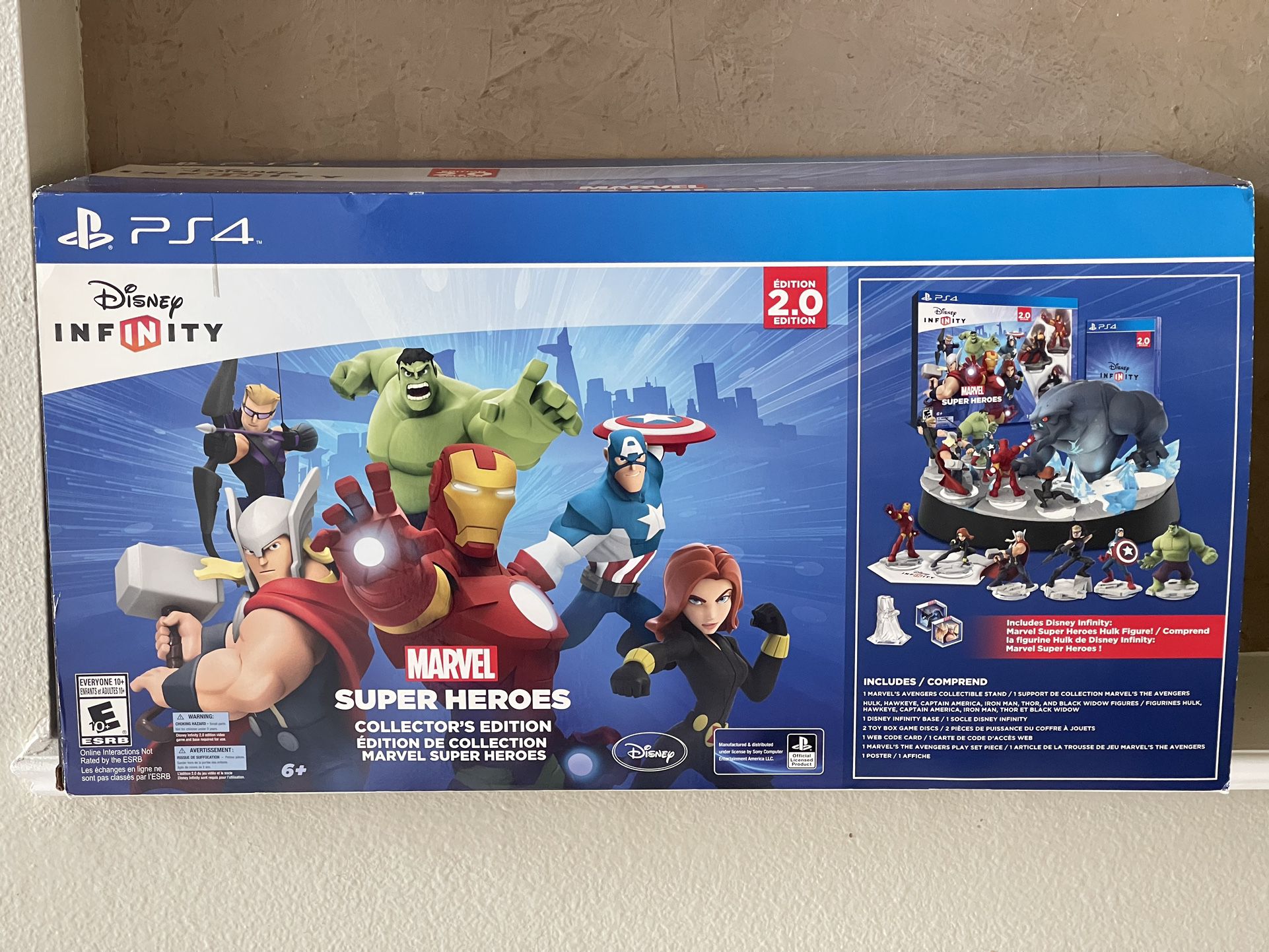 PS4 Disney Infinity 2.0 Marvel Super Hero’s Collectors Edition NEW