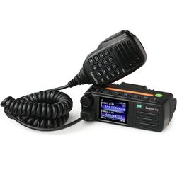 [Newest CPS & Firmware] Radioddity DB25-D Dual Band DMR Mobile Radio, 20W VHF UHF Digital Transceiver with GPS APRS, 4000CH 300,000 Contacts