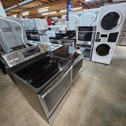Blow Out Sale Warehouse Full Of Nice Like Brand New Refrigerators Oven Washer Dryer Stove Stackable Free Warranty Only 65for Financing 90day TO Pay 