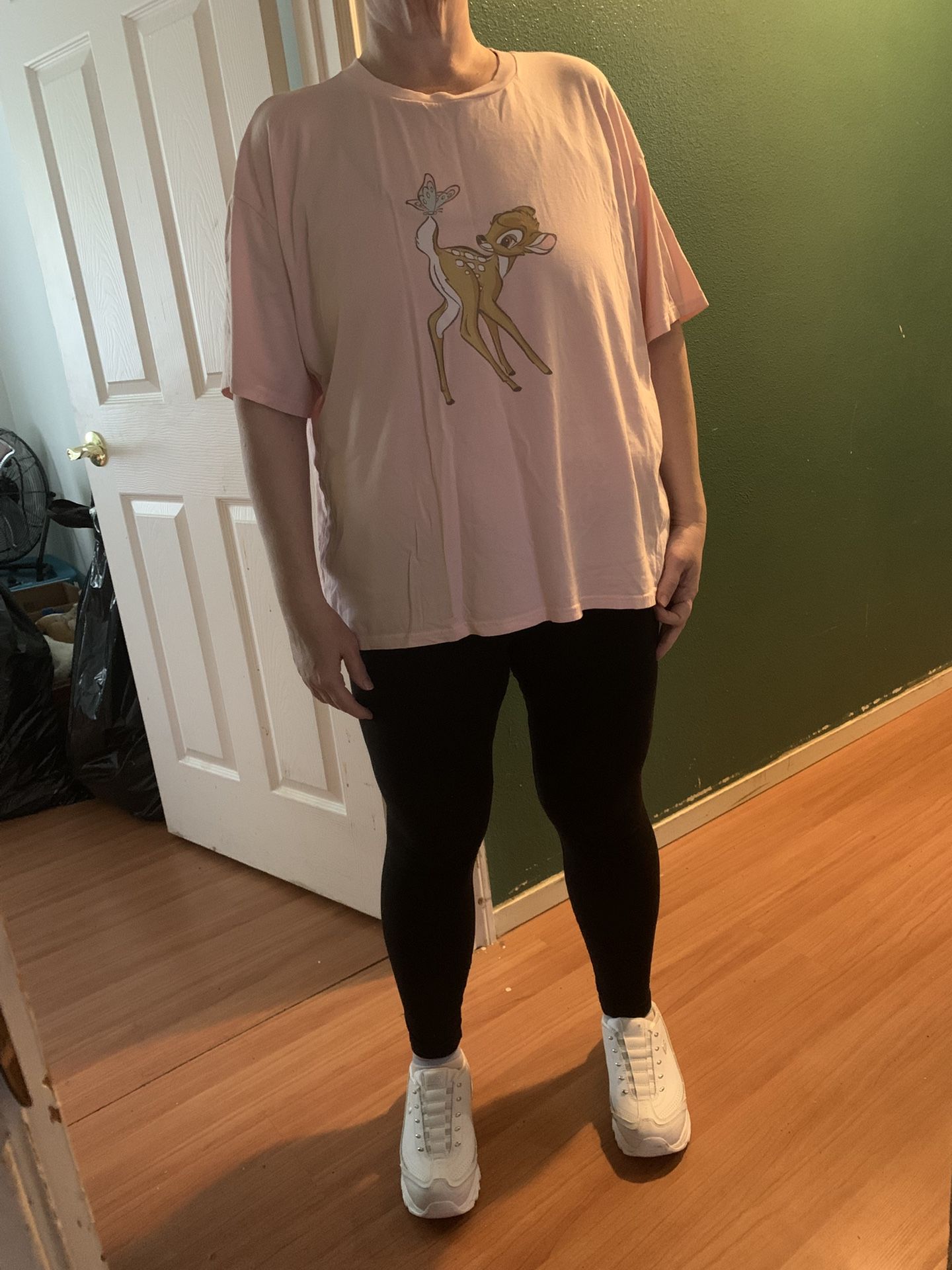 2x Womens Pink Disney Bambi Shirt