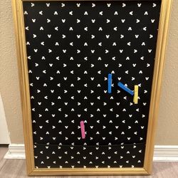 Mickey Mouse Patterned Bulletin Board / Vision Board