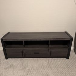 ✨ Sleek Grey 60” Ashley Furniture TV Stand – Excellent Condition