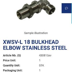 18 Bulkhead Elbow