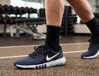 Nike Flex Control TR4 Men's Size 9 Sneakers Black Deep Ocean White