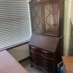 Antique Mahogany Secretary Desk