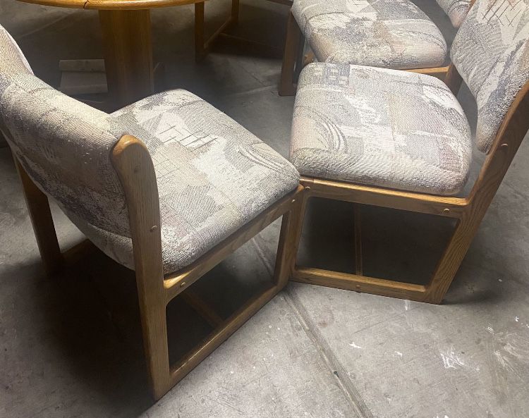 4 used chairs for $40!