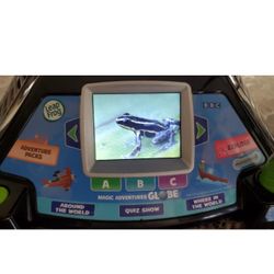 LeapFrog Magic Adventures Globe w/ LCD Video Screen Animation  Like New