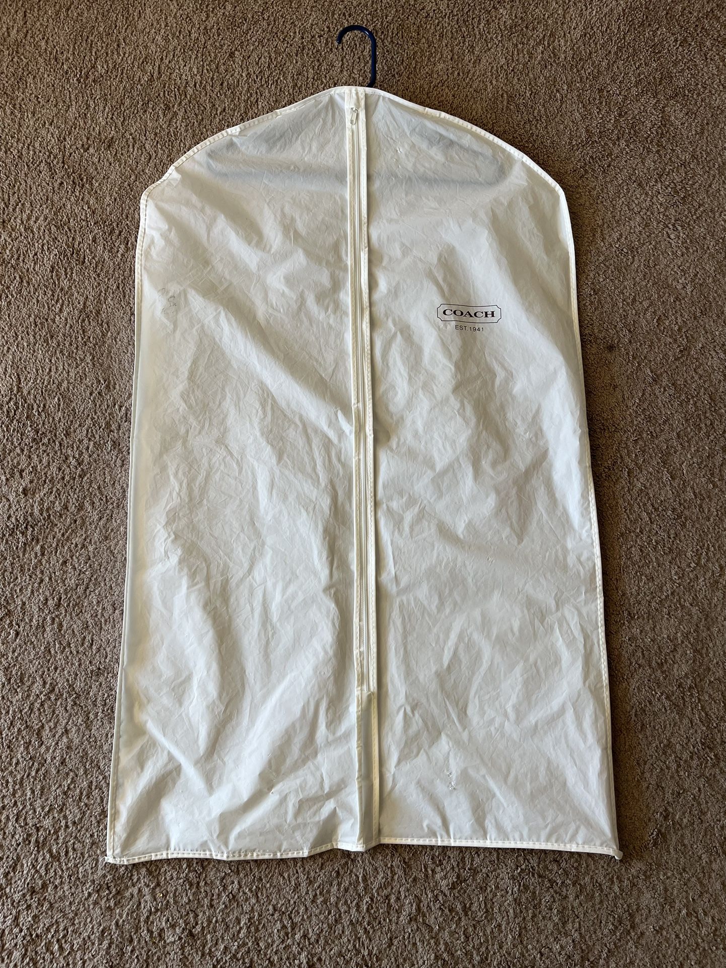 COACH Logo Garment Travel Bag White