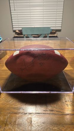 Signed Number 80 Football