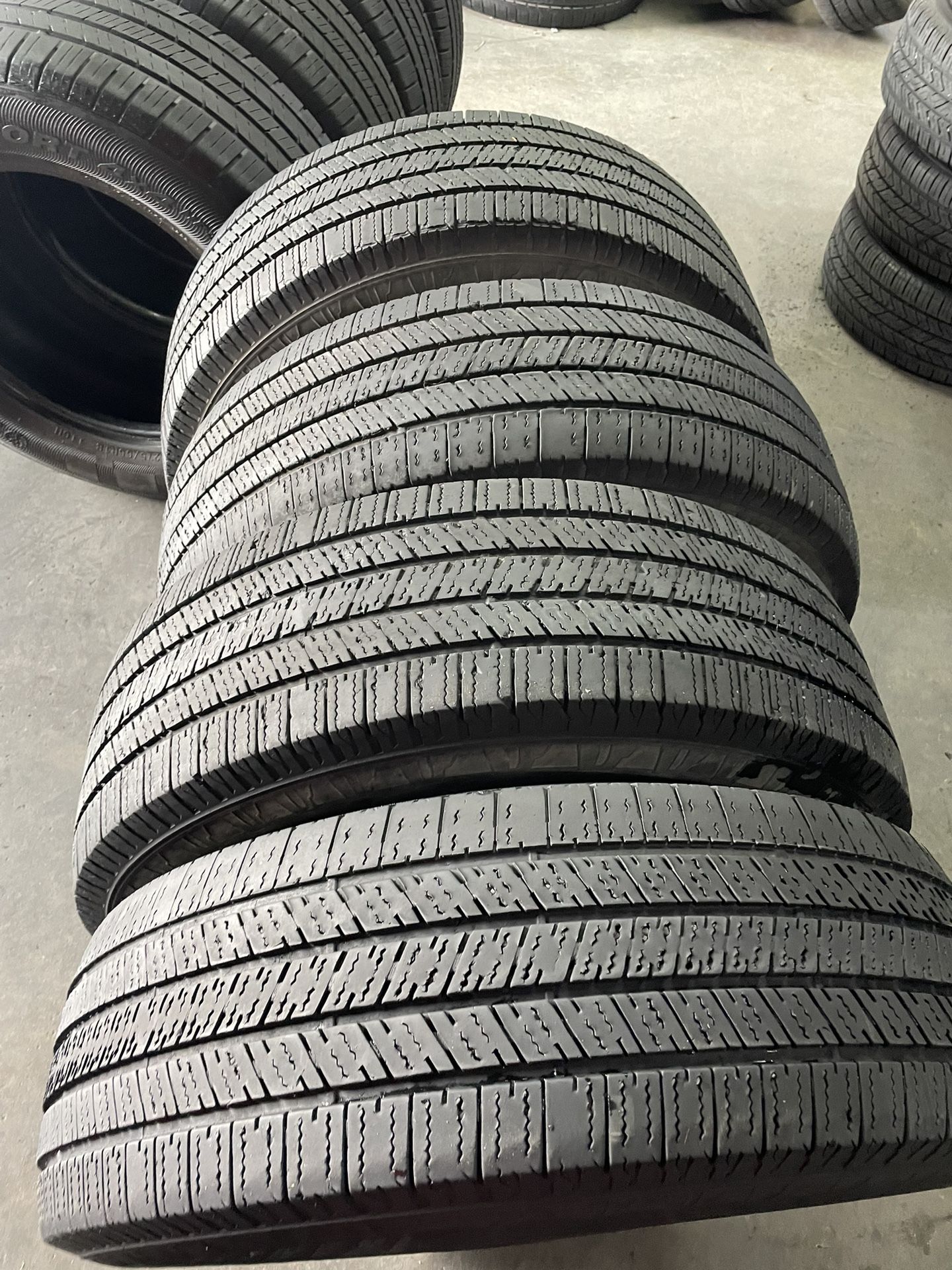 4 USED LT 27570R18 FIRESTONE DESTINATION All SEASON tires for $180 ...