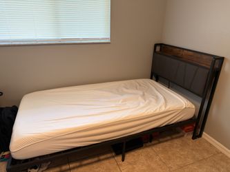 Twin Bed Frame And Mattress