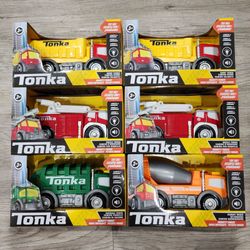 6pk Tonka Mighty Force trucks - with lights and sounds New