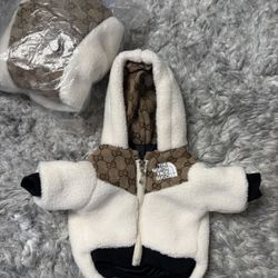 NEW gg North Face Dog Sweater