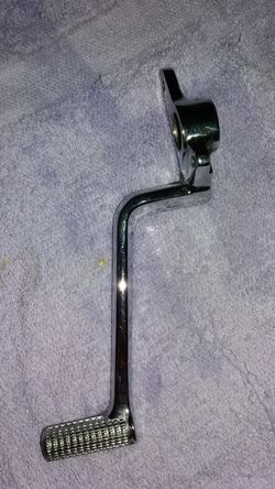 Chrome brake pedal for suzuki hayabusa