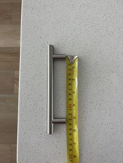 Cabinet Pull Handle 5 Inch Brushed Silver (10 Pack)