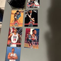 6 Alonzo Mourning Basketball Cards 