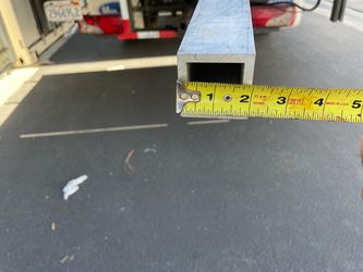 2” x 2” Aluminum Square Tube – 9’ Long
