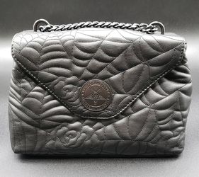 BlackCraft Cult Charlotte Spider Web Quilt Shoulder Bag
