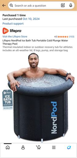 Lifepro Nordpod portable Ice Bath