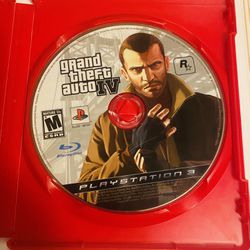 PS3 Grand Theft Auto IV Game