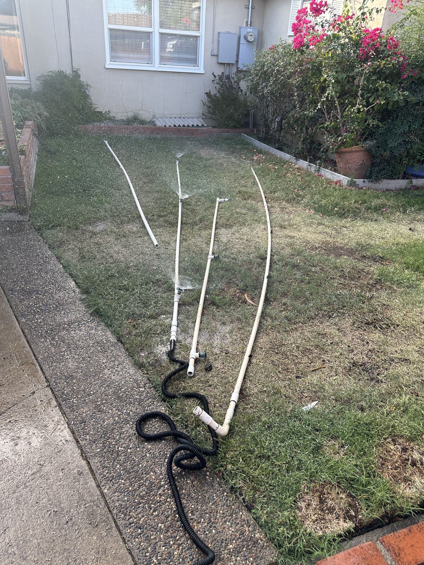 PCV Portable Drip Sprinkler System Over 65 Feet
