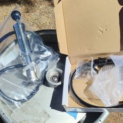 KEG PUMP WITH 2 FAUCETS