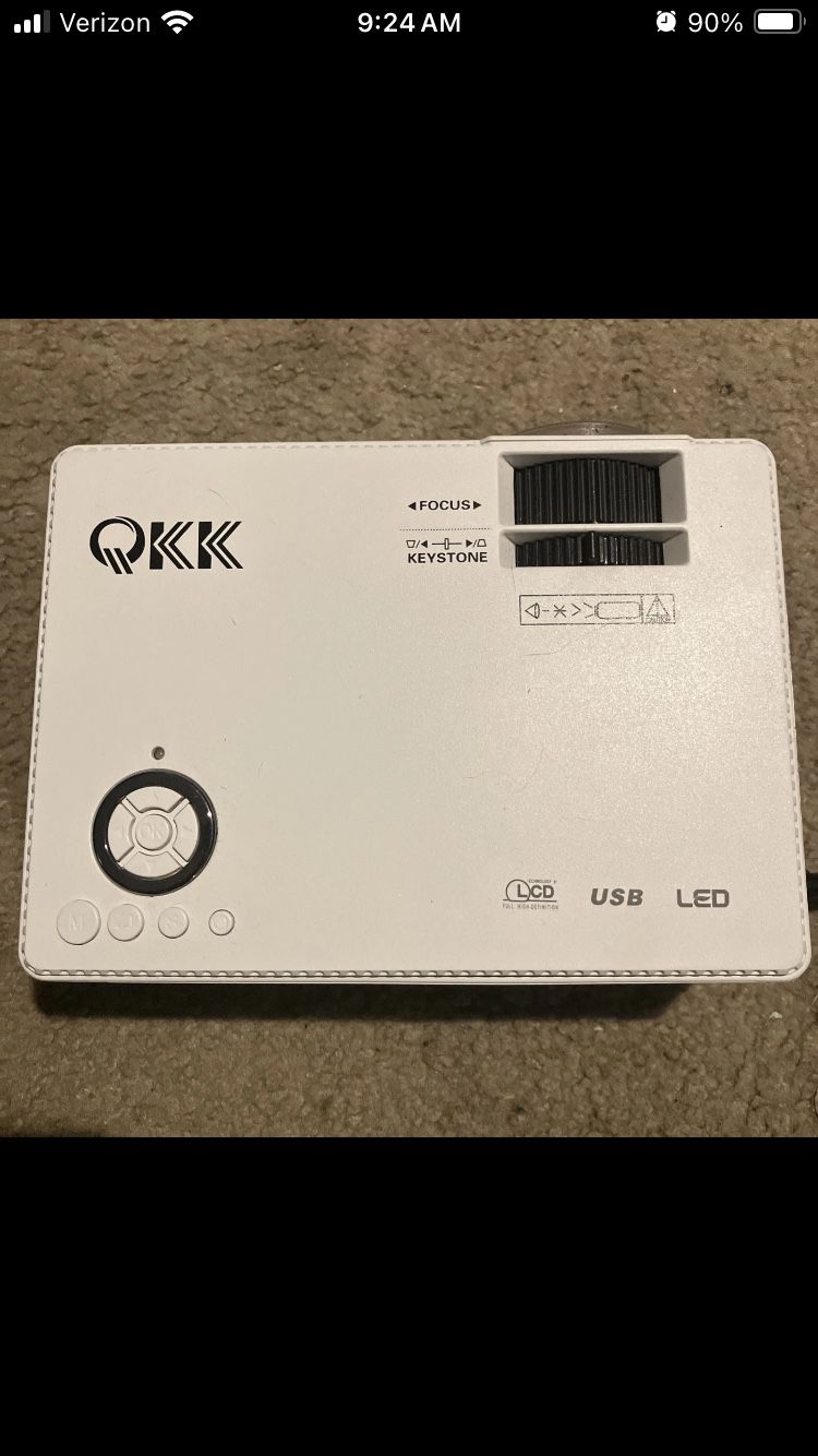 QKK Mini Projector - 6500 Lumens - LCD - 1080P Supported - PJ0501 * No Remote*