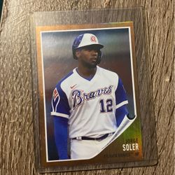 Jorge Soler Topps 2021 Number Card 121/150