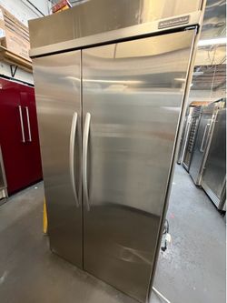 42” KITCHENAID BUILT IN STAINLESS STEEL REFRIGERATOR