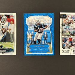Card Lot Of 3 Cam Newton 