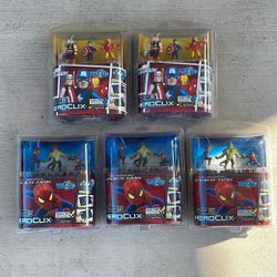 Marvel Hero Clix Game Pieces In Packages