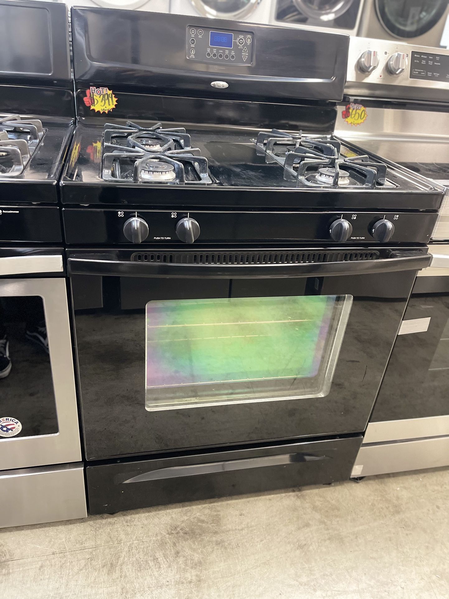Whirlpool Gas Stove 4 Burners