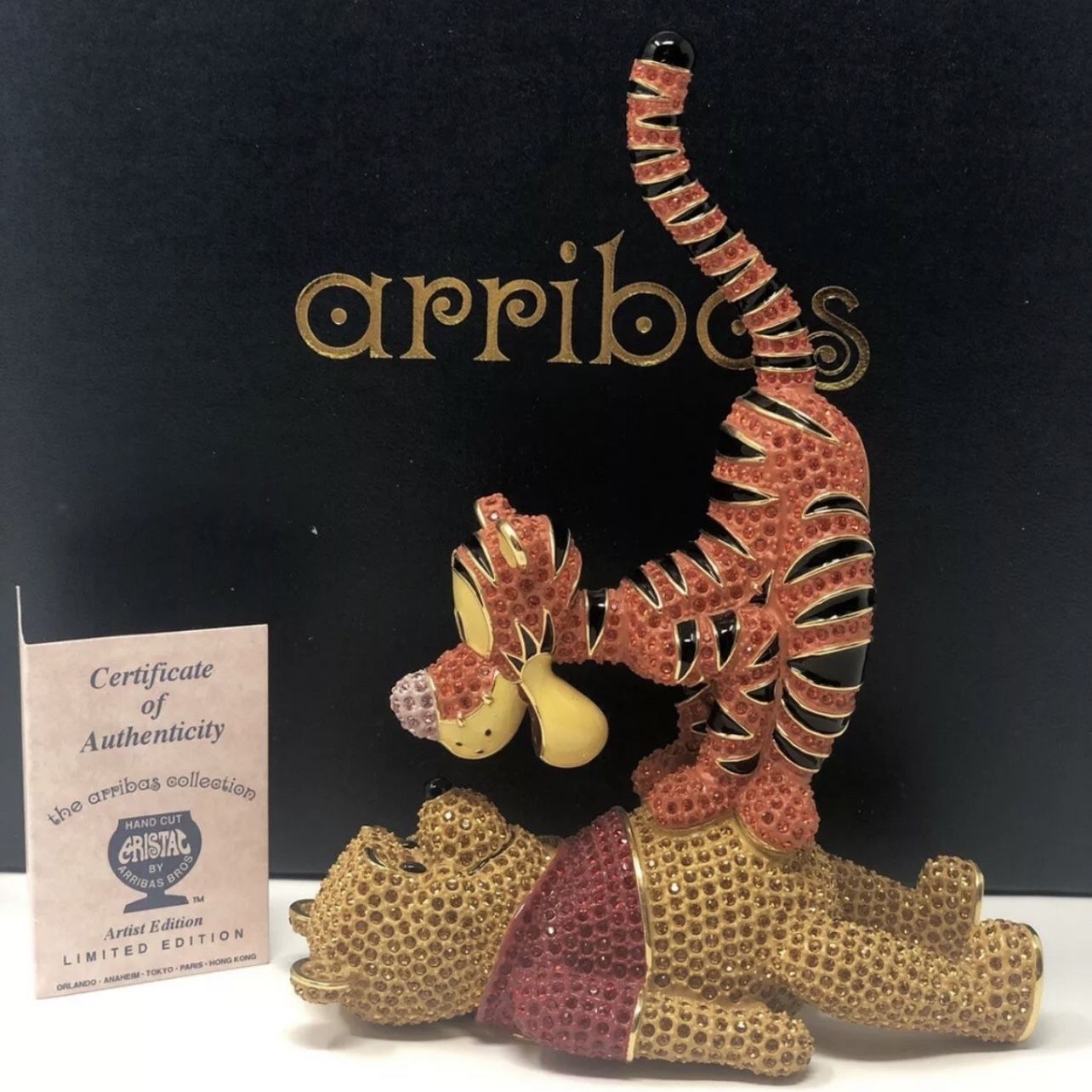 Disney Arribas Brother Pooh And Tiger Special Limited Edition 