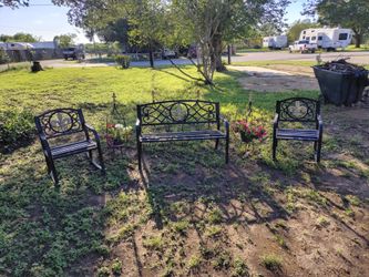 Florida Lee iron patio set