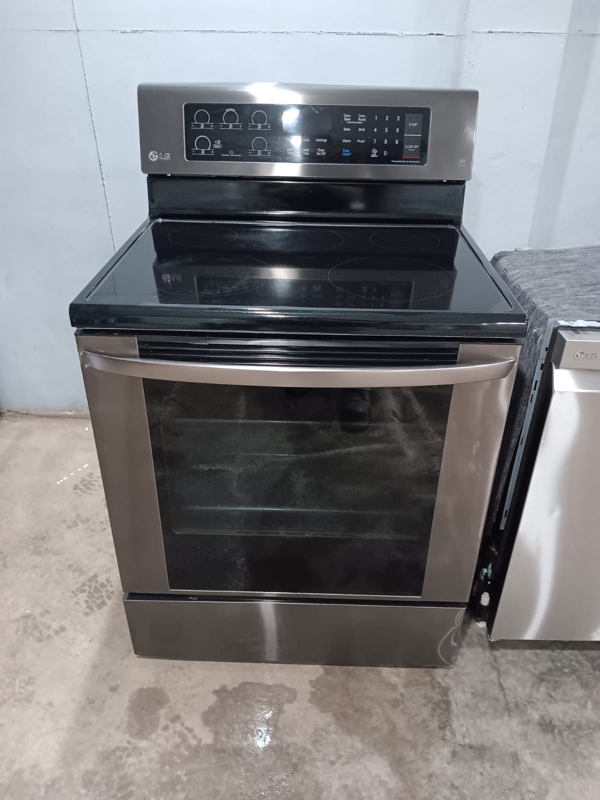 LG Stove Electric And dishwasher Stainless Steel 